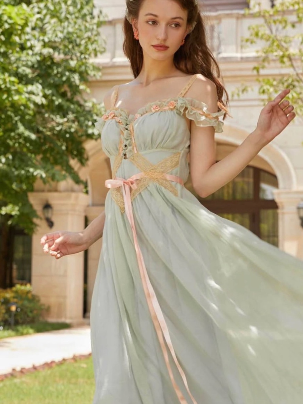 LaceMade dress light weight Garden of Oz - Picture 1 of 6